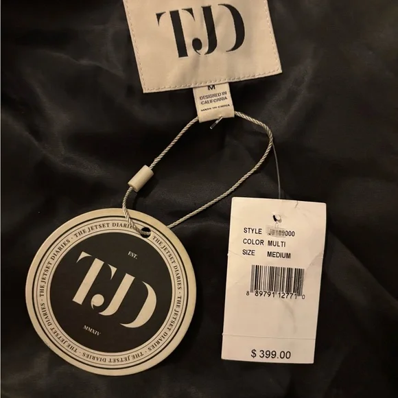 The Jetset Diaries Elegant short calico genuine fox patchwork fur & leather coat - Picture 6 of 16